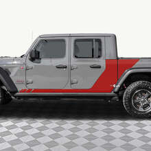 Kit de stickers vinyle décorés pour bandes latérales Jeep Gladiator_2