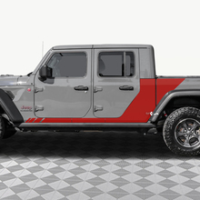 Portes latérales arrière autocollant en vinyle Ajustement Jeep Gladiator 2
 2