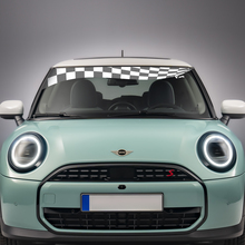 Éclat à carreaux de pare-brise Sticker de décalcomanie graphique en vinyle pour Mini Cooper S
 2