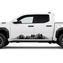 TRD OFF Side Mountains Trees Rocker Panneer Stickers Autocollants pour Toyota Tacoma
 2