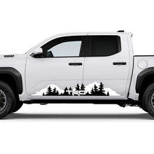 Décalcomanies Autocollantes Latérales Bas de Caisse Porte Montagnes Forêt TRD Off Road pour Toyota Tacoma 3