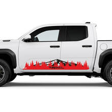 TRD Off Road Side Mountains Trees Rocker Panneer Stickers Stickers for Toyota Tacoma Truck
 3