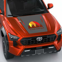 Décalcomanie autocollante TRD off Road Vintage Retro Heritage Stripes Wrap Hood pour Toyota Tacoma de quatrième génération
 2