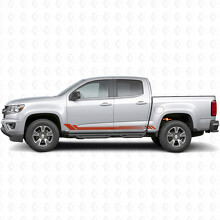 Bandes adhésives à motif nid d'abeille pour porte et bas de caisse Chevrolet Colorado 2e génération 2015-2022_4