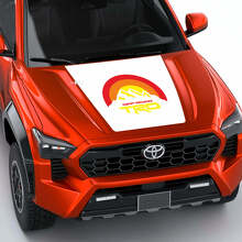 TRD Mountains Vintage Retro Heritage Soleil Stripes Sticker Sticker pour Toyota Tacoma 4e génération
 2