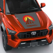 TRD Mountain Vintage Retro Heritage Stripes Stripes Sticker Sticker pour Toyota Tacoma 4e génération
 2