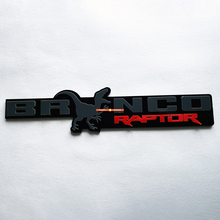 Badges Bronco Raptor Fender Tailgate Emblem 3D Badge
 3