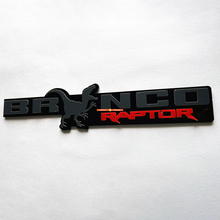 Badges Bronco Raptor Fender Tailgate Emblem 3D Badge
 4