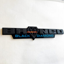Insigne 3D Black Diamond Horse pour ailes de voitures muscle_2