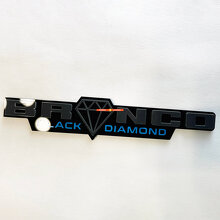 Insigne 3D Black Diamond Horse pour ailes de voitures muscle_6