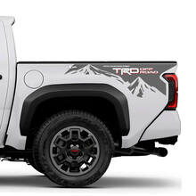 Décalcomanies latérales TRD Off Road Mountains BedSide pour camion Toyota
 3