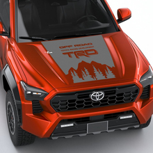 TRD Mountains Trees enveloppez l'autocollant de décalcomanie du capot pour Toyota Tacoma 4e génération
 2