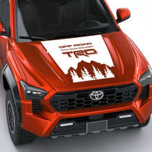 Autocollants Bande Logo Forêts Montagnes TRD 2 pour Toyota Tacoma 4e Génération 3