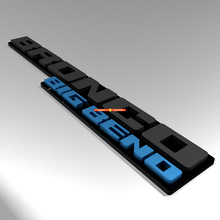 Badges Bronco Big Bend Fender Tailgate Emblem 3D Badge 2
 2