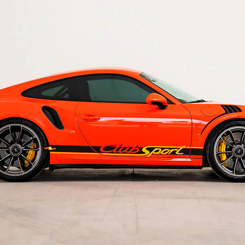 Club Sport Side Stripes Decal Sticker pour Porsche 911
