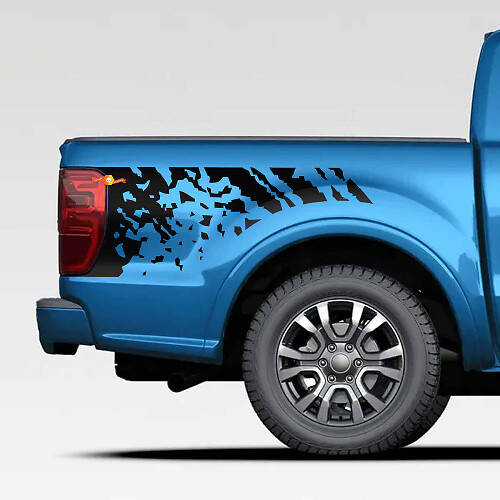 DÉCALAGE DE SPLASS DÉCLACHES SÉCRONTÉS GRAPHIQUES Autocollants pour Ford Ranger
