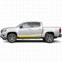Bandelettes Vinyle à Damier Lightning pour Porte et Bas de Porte Chevrolet Colorado 2e Gén 2015-2022_3