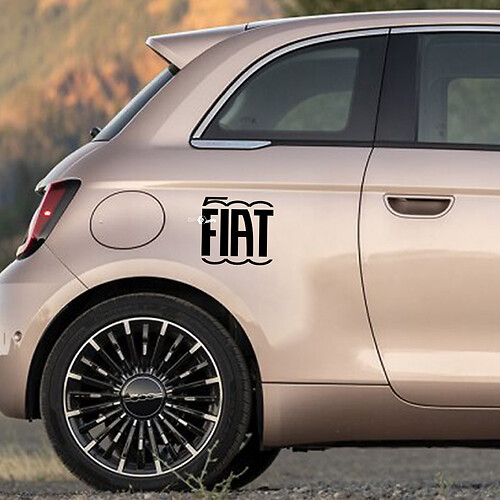 Décalcomanie Autocollant Graphique Latéral pour Fiat 500
