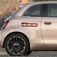 500 Autocollant Sticker Latéral 2 couleurs Graphiques pour Fiat 500
 3
