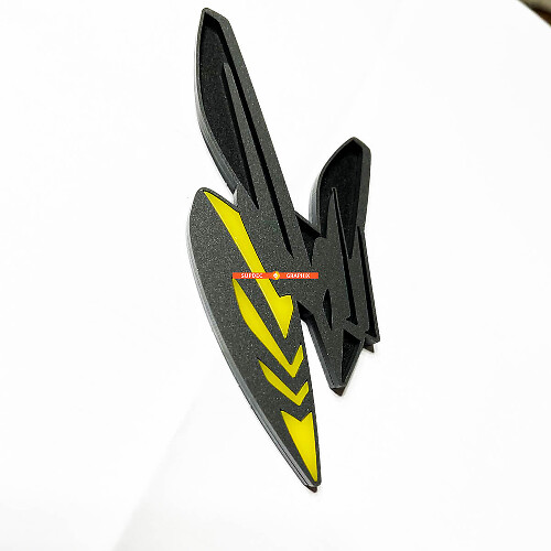 Insignes de garde-boue Hornet, emblème de hayon, badge 3D pour Dodge Hornet
