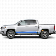 Bandes adhésives en vinyle stratifiées pour les portes et les bas de caisse pour Chevrolet Colorado 2e génération 2015-2022_5