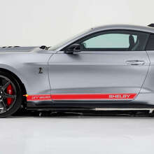 Déflecteurs d'ailes Rocker Panel GT500 Shelby Autocollants 2 pour Ford Mustang 3