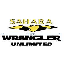 Décalcomanies autocollants Sahara Dunes pour Jeep Sahara Wrangler Unlimited CJ TJ YK JK XJ
 2