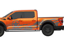 Décalcomanies latérales universelles pour camions avec étoile militaire
 3