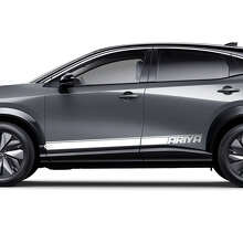 Kit de décalcomanies à bandes d'accent du logo Sides Racing pour Nissan ARIYA 2