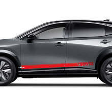 Kit de décalcomanies graphiques à rayures latérales pour Nissan ARIYA
 3