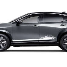 Kit de décalcomanies bandes accent logo Sides Racing 2 pour Nissan ARIYA 2