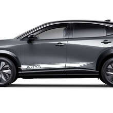 Autocollants graphiques à bandes d'accent de logo de course affûté latéral pour Nissan ARIYA 2