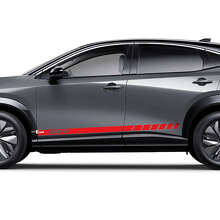 Kit de décalcomanies d'accentuation de bandes de logo Sides Racing 3 pour Nissan ARIYA 3