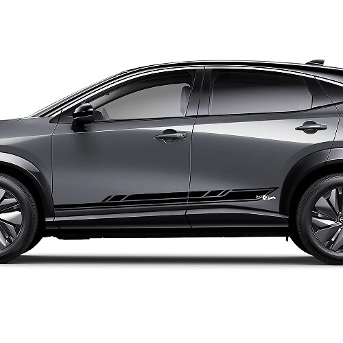 Bandes de course latérales Kit de décalcomanies graphiques pour Nissan ARIYA
