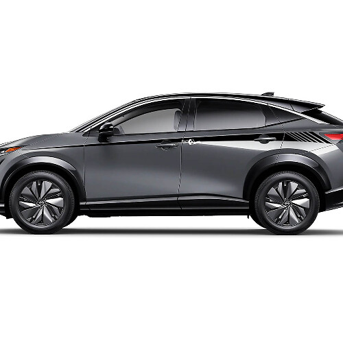 Kit de décalcomanies graphiques à rayures d'accentuation Sides Racing pour Nissan ARIYA
