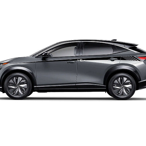 Kit de décalcomanies graphiques à rayures d'accentuation Sides Racing pour Nissan ARIYA
