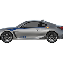 Paire de bandes d'accentuation de course Autocollants en vinyle pour Toyota TRD GT86
 2