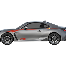 Paire de bandes de course autocollantes en vinyle pour Toyota Scion Fr-S
 3