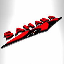 Insignes d'aile Sahara Dunes Wrangler Emblème de hayon Badge 3D pour Jeep Wrangler
 2
