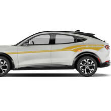 Paire de bandes d'accent MACH E Autocollants en vinyle pour Ford Mustang MACH-E
 2