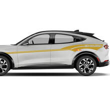 Paire de bandes d'accent MACH E Autocollants en vinyle pour Ford Mustang MACH-E
 2