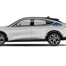 Paire de bandes d'accent Shelby Autocollants latéraux en vinyle pour Ford Mustang MACH-E
 3