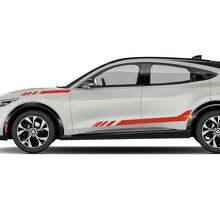 Bandes d'accentuation Autocollants latéraux pour portière en vinyle pour Ford Mustang MACH-E
 2