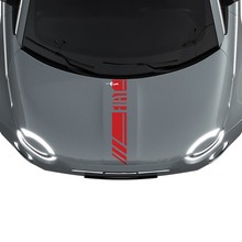 500 Bande de course pour capot Autocollant Sticker Graphics pour Fiat 500
 3