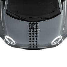 500 Bande de capot Autocollant Racing Décalcomanie Graphique pour Fiat 500 2
 2
