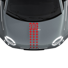500 Bande de capot Autocollant Racing Décalcomanie Graphique pour Fiat 500 2
 3