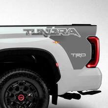 Autocollant Vinyle Lettrage Tundra TRD Latéral de Benne pour Toyota Tundra_2