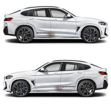 2x Autocollant vinyle M Performance pour BMW X4M
 2