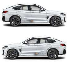 2x Autocollant vinyle M Performance pour BMW X4M
 2
