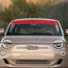 Autocollants de bande de pare-brise avant pour Fiat 500
 3